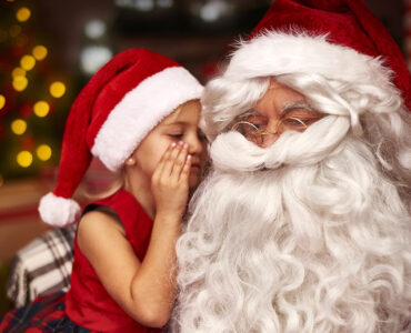 sceance photo enfants pere noel fete entreprise